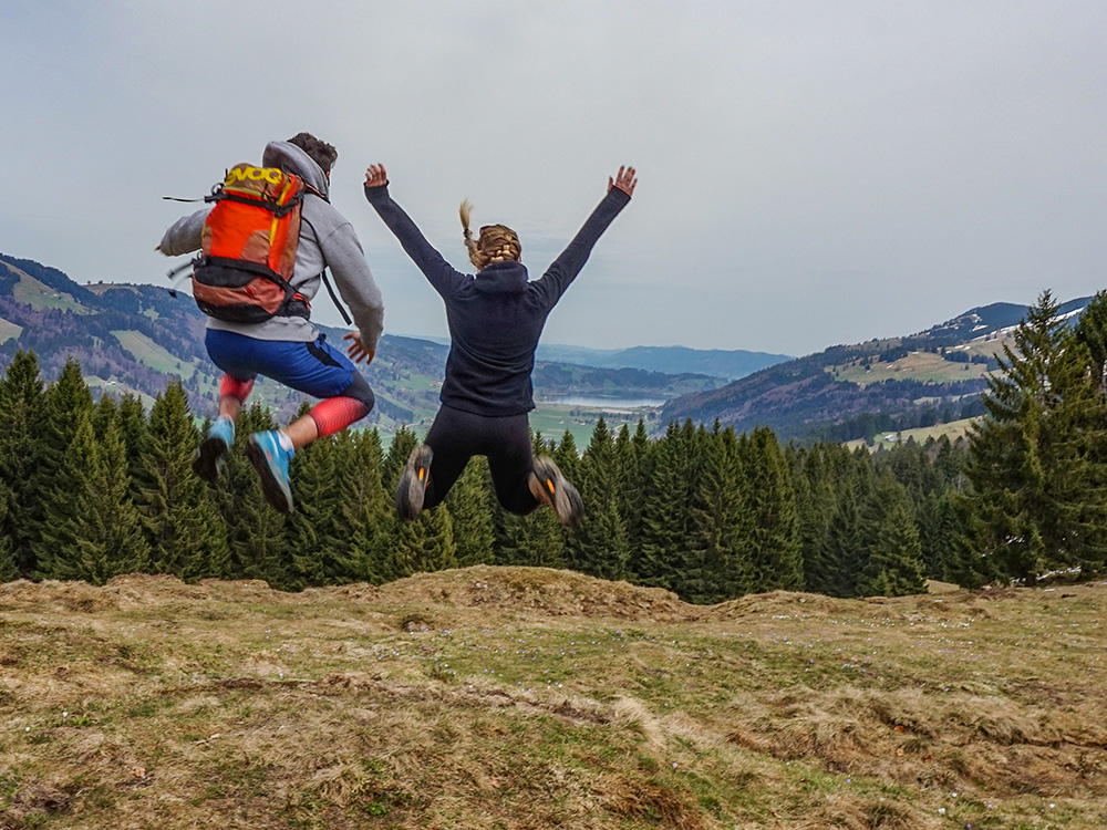 Hündle Wanderung Frau Bergschön